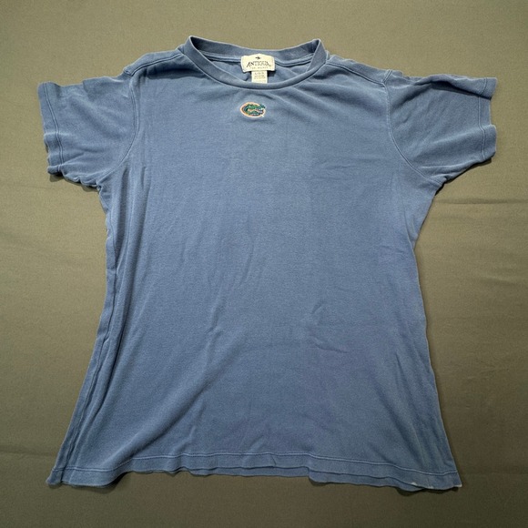 Antigua Tops - Antigua For Women Blue Florida‎ Gator Logo Short Sleeve T Shirt L/G College